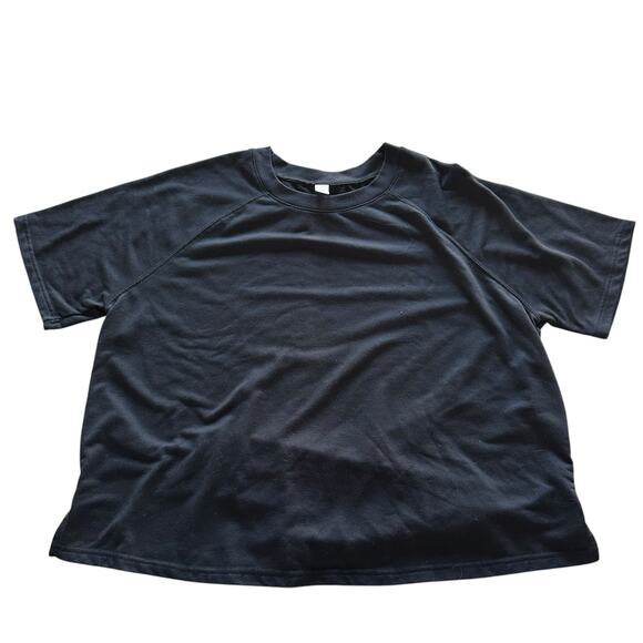 Just Be… Plus Size Black Sweatshirt Style T-Shirt Size 2X - Picture 1 of 7